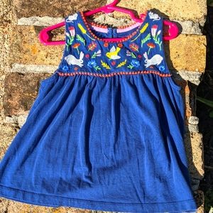 Mini Boden embroidered top
